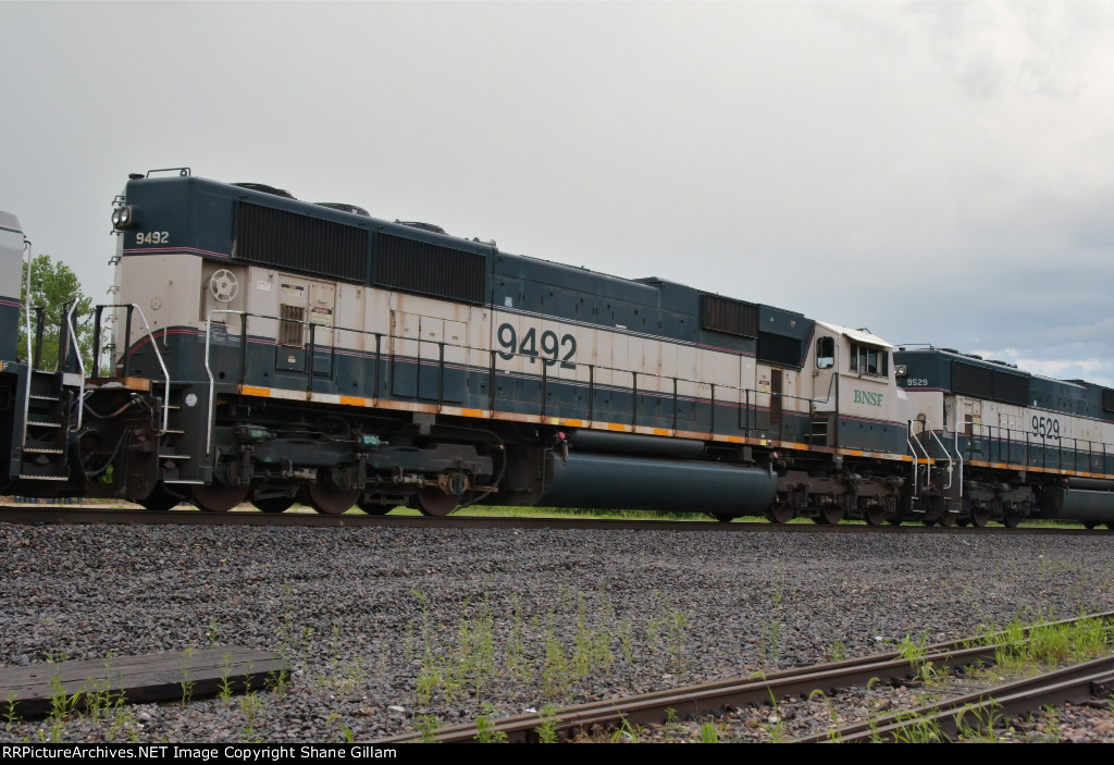 BNSF 9492 Roster shot.